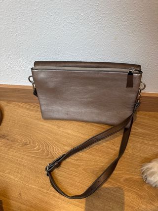 Bolso Parfois marrón y plateado