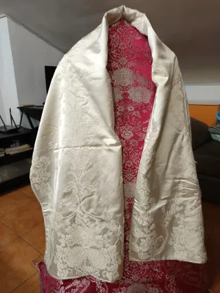 Pañolón Fallera Beige..