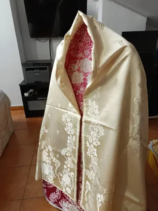 Pañolón Fallera Beige..