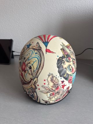 Casco Moto Diseño Tattoo