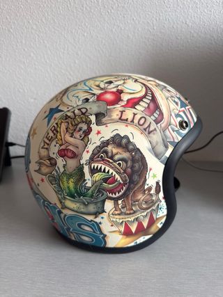 Casco Moto Diseño Tattoo