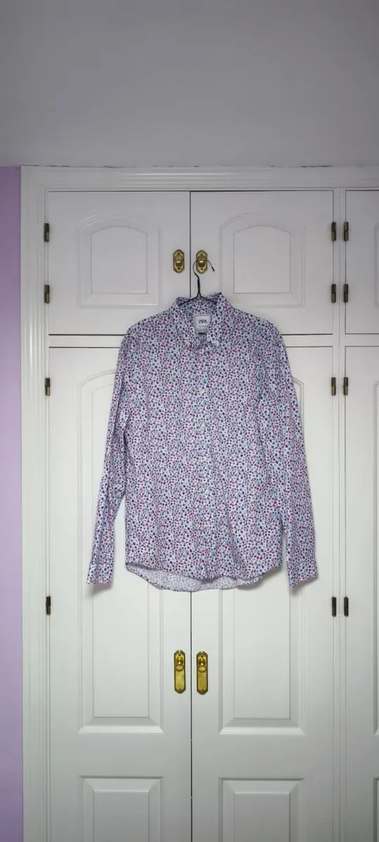 Camisa estampada multicolor