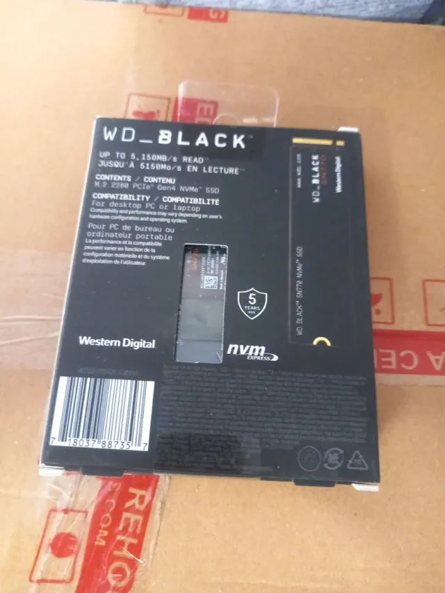 WD_BLACK SN770 SSD 2TB NVMe Gen4