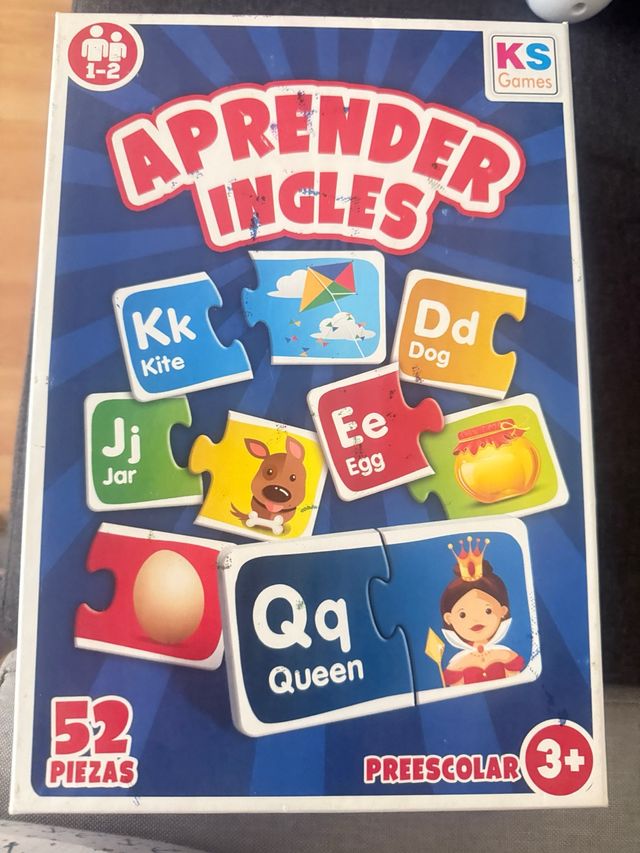 Puzzle Aprender Inglés KS Games 52 Piezas