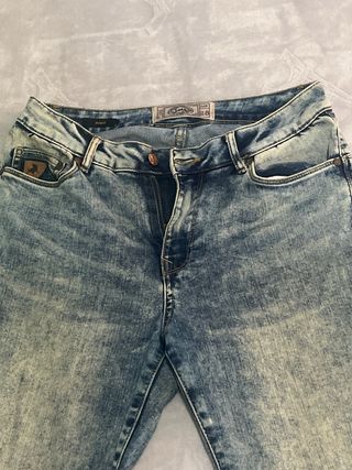 Tejanos Lois Push Up Azul Lavado