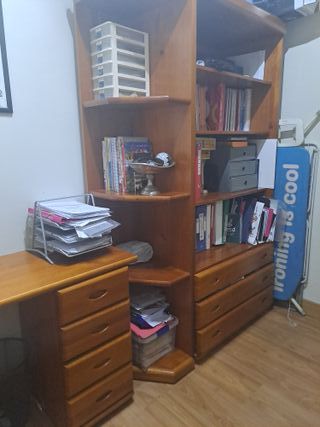 Dormitorio juvenil madera maciza pino