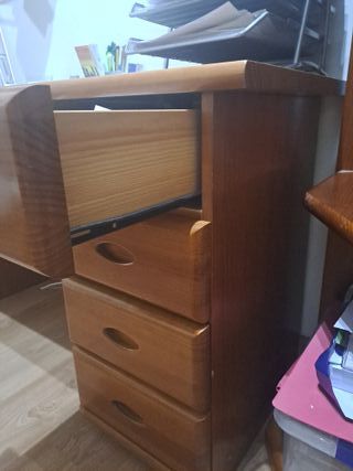 Dormitorio juvenil madera maciza pino