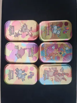 6 Latas de 151 Selladas Español Pokemon TCG