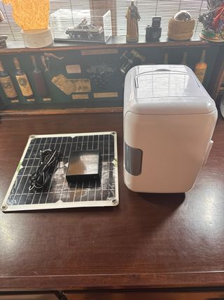 Kit Refrigerador Solar Portátil 4 L frío o calor