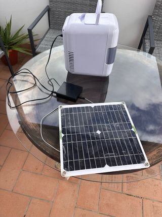 Kit Refrigerador Solar Portátil 4 L frío o calor