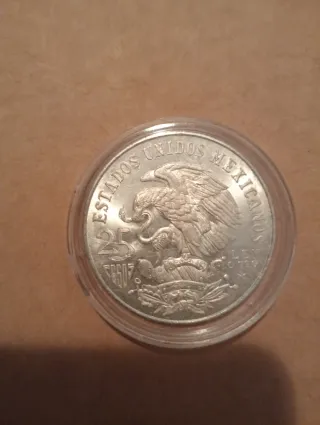 Moneda Plata Juegos Olímpicos México 1968