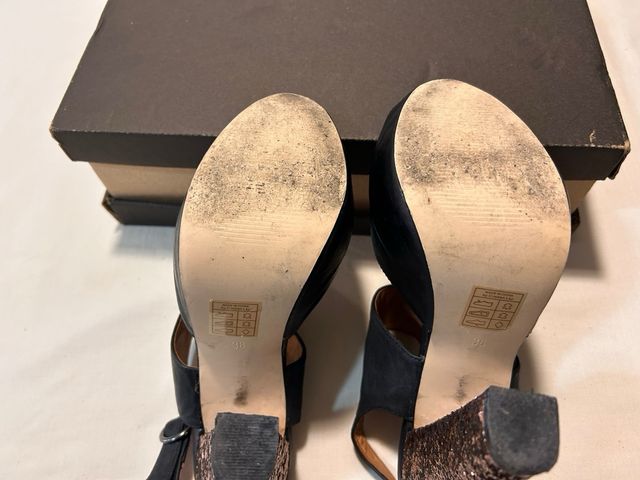 Sandalias Mujer Cristian Lay Plataforma Glitter