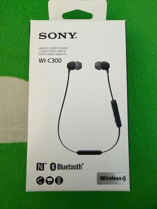 Auriculares Sony WI-C300 Bluetooth Negros