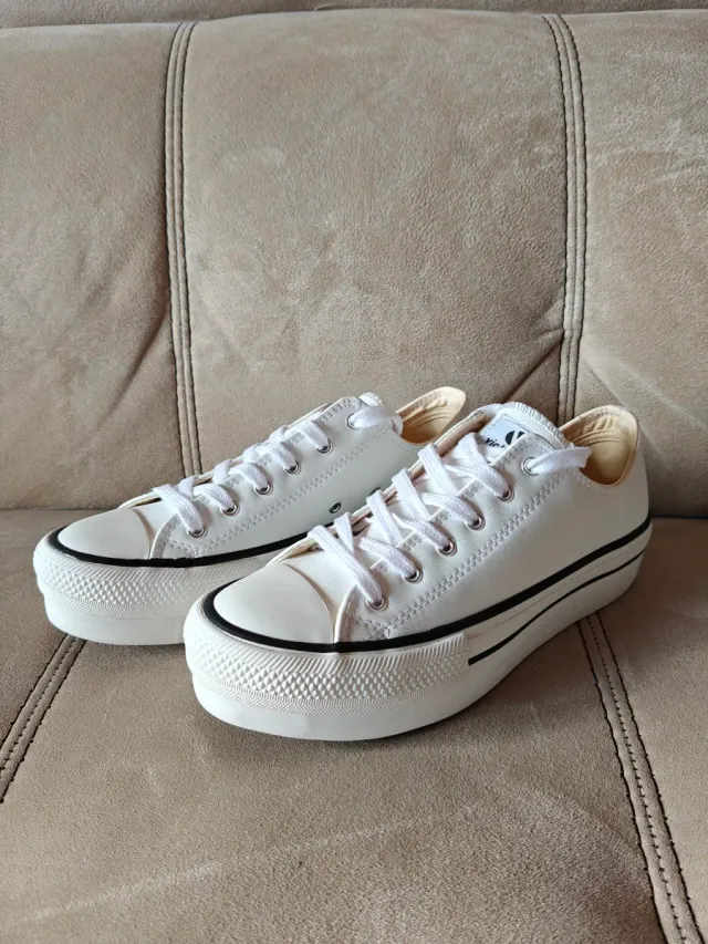 Scarpe Victoria White Platform