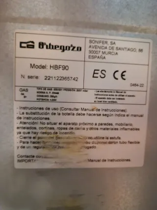 Estufa Orbegozo catalítica negra