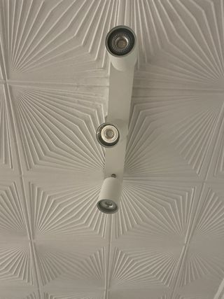 Plafón de techo 3 focos blanco