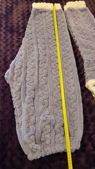 Pijama Peluche extrasuave. Talla grande.