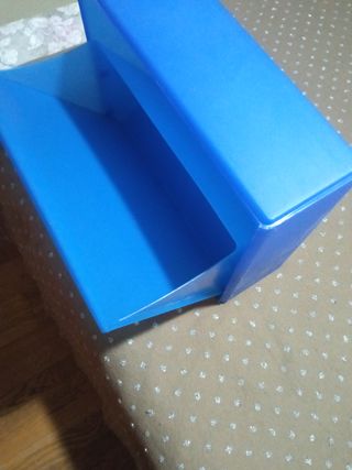 Zapatero Organizador Azul Plástico