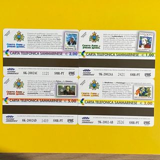 Serie Premi Nobel Letteratura schede telefoniche