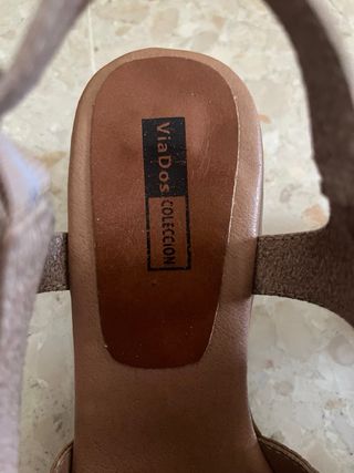 Sandalias Via Dos Collection Marrones
