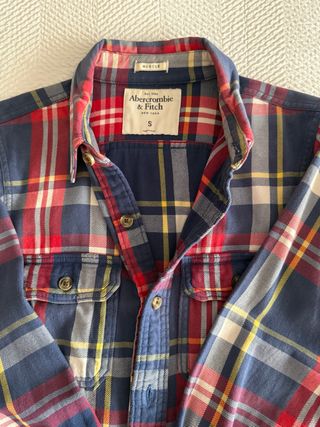Camisa cuadros Abercrombie & Fitch Talla S
