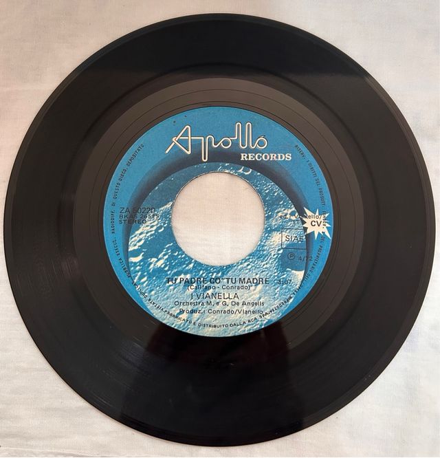 Disco Vinile Apollo Records Semo Gente de Borgata