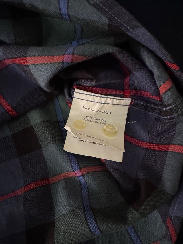 Camisa cuadros Purificación García Talla M 