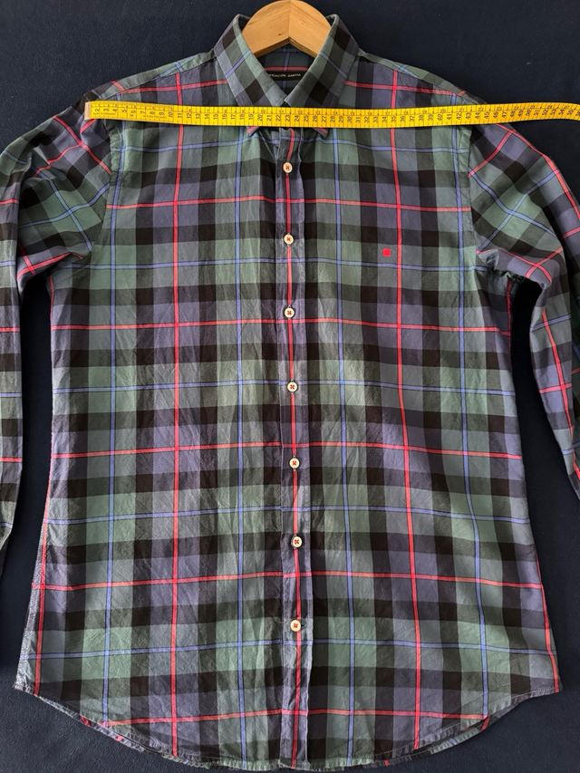 Camisa cuadros Purificación García Talla M 