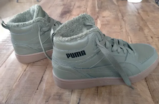 Deportivas Puma 38 verde militar