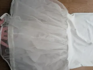 Cancán Novia Tul Blanco Talla Única vertize gala
