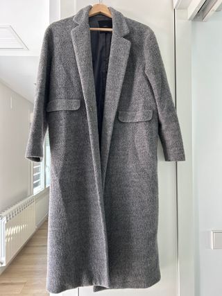 Abrigo Sfera oversize gris