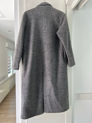 Abrigo Sfera oversize gris