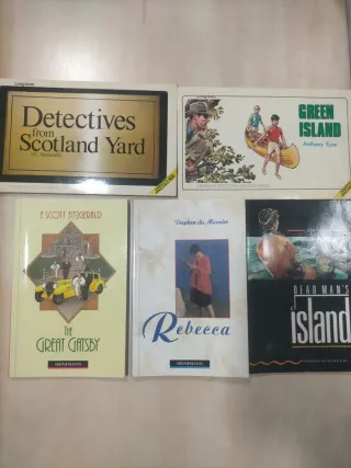 LOTE DE 5 LIBROS EN INGLÉS