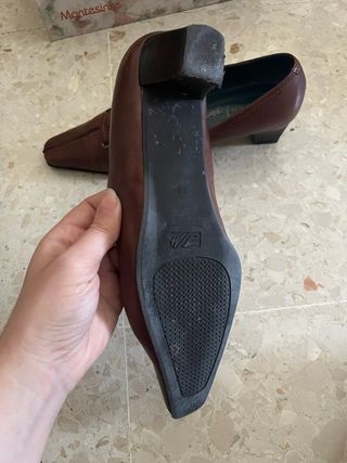 Sandalias Corte Inglés Marrón Talla 38