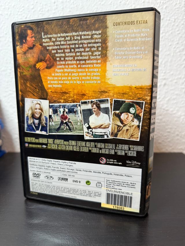 Invencible (Mark Wahlberg) Disney DVD
