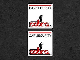 2 x Autocolantes Alarme para Vidro Carro Pegatinas