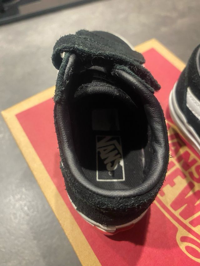 Scarpe bimbo Vans nere velcro taglia 21