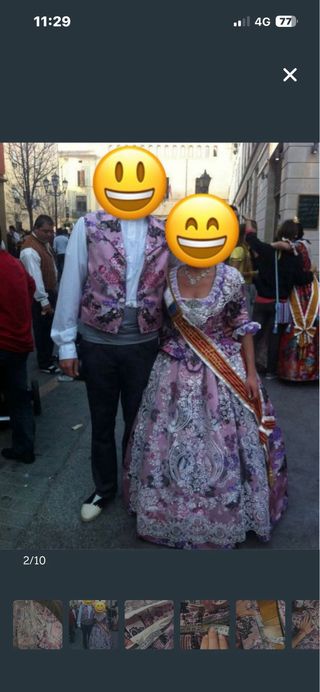 Traje de Fallera Época