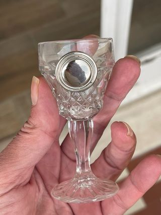 Set 6 Bicchierini Liquore Boemia Argento 925