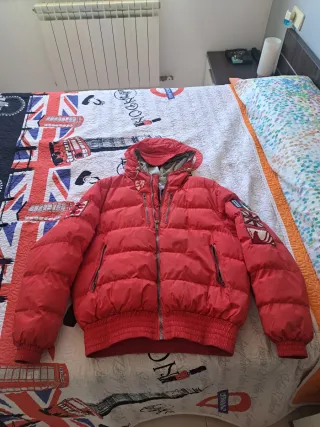 Anorak RG Plumas Rojo
