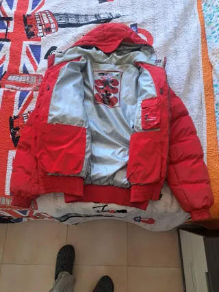 Anorak RG Plumas Rojo