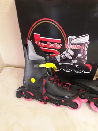 Patines en línea infantiles negros