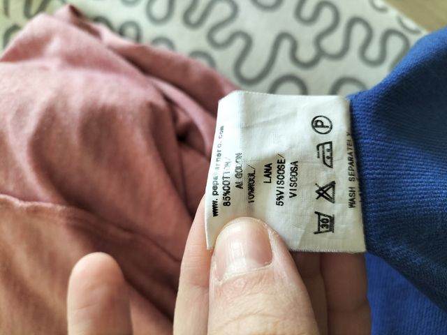 Vestido azul largo con bolsillos