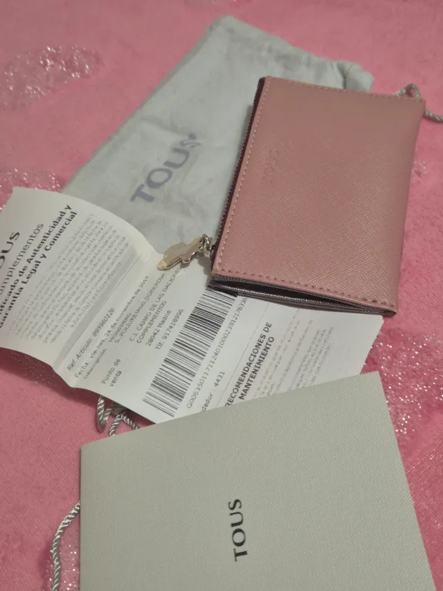 Tarjetero Tous Rosa