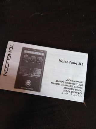 TC Helicon VoiceTone X1 Megaphone & Distortion