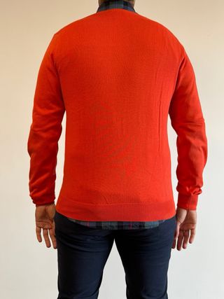 Jersey pico naranja Purificación García Talla M