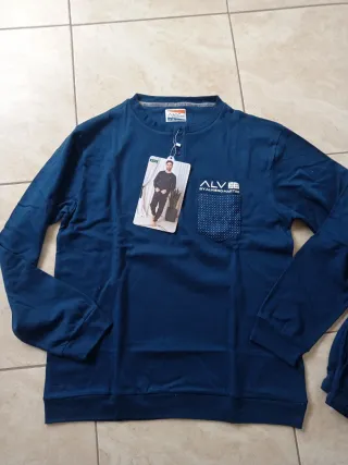 Pigiama uomo ALV by Alviero Martini blu caldo