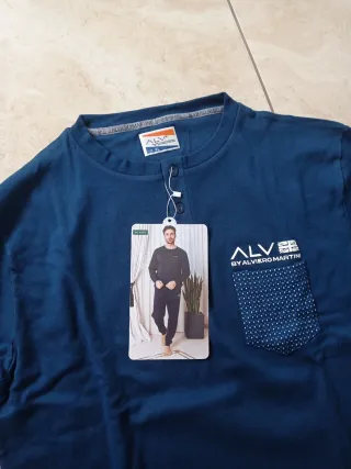 Pigiama uomo ALV by Alviero Martini blu caldo