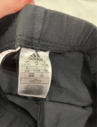 Mallas Adidas Negras