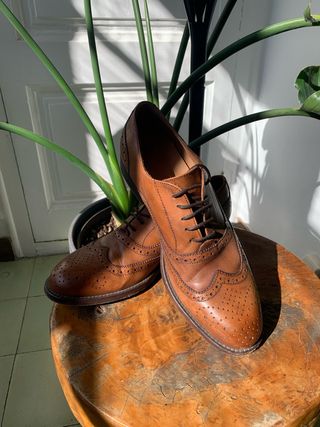 Zapatos Oxford Hombre Marrones